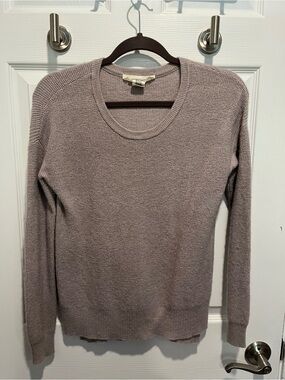 Workshop Republic Clothing Mauve Knit Crewneck Sweater